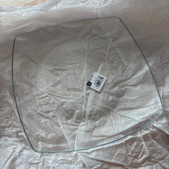 Bormioli Rocco - Rounded Square Glass Plate - New - Picture 1 of 12